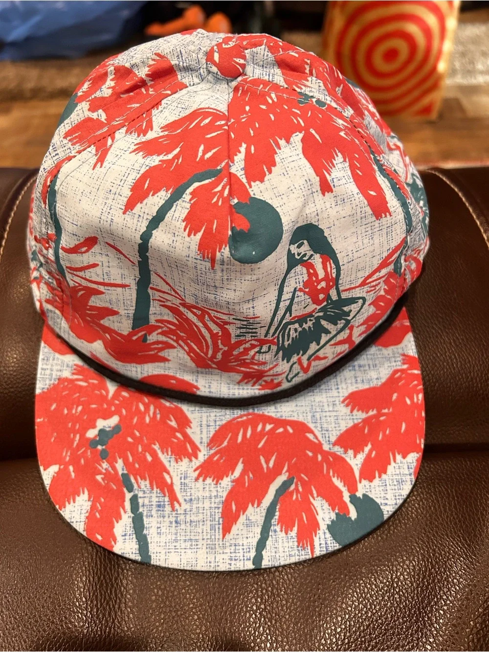 Brixton Hawaiian Henshaw Luau Snapback Rope Hat Cap Brxtn |